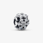 Pandora Rundes Charm: Funkelndes Herbarium Cluster, Cubic Zirkonia
